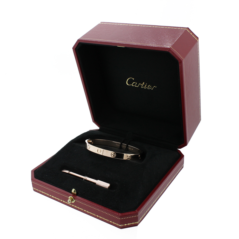 Cartier Love Bracelet 18K Rose Gold Size 17 | Cartier | Buy at