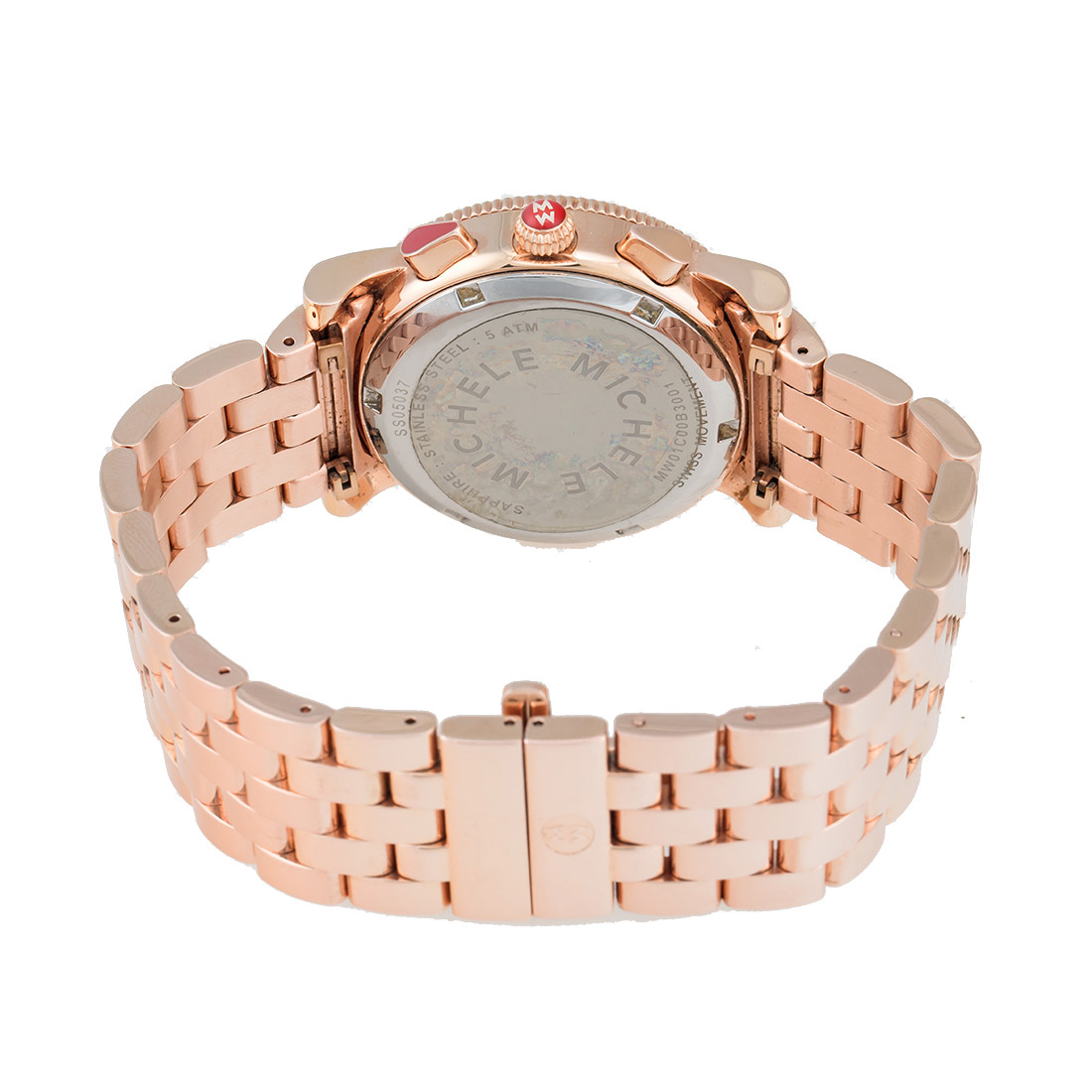 Michele Sport Sail Rose Gold Diamond Dial 38mm Ladies Watch MICHELE Women main image 3