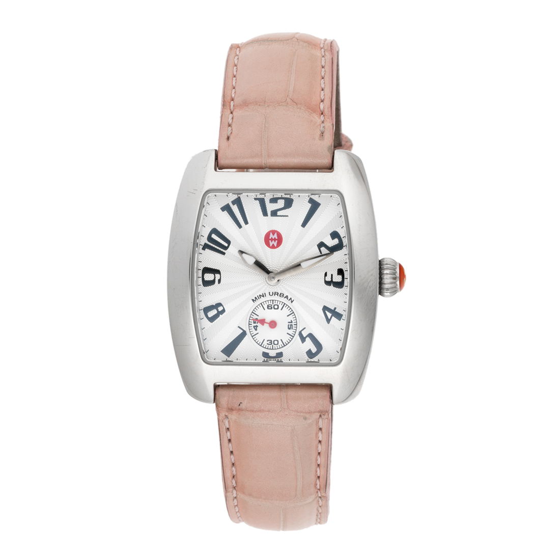 Michele MW02A00 Stainless Steel  Leather Quartz 35mm Womens Watch